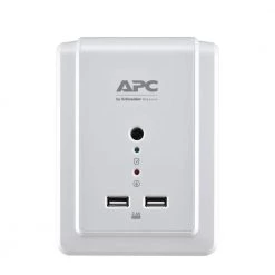 APC White SurgeArrest Surge Protector with 6 outlets and 2 USB ports, wall-mounted -Surge Protectors Sales Store beige apc surge protectors p6wu2 1d 1000