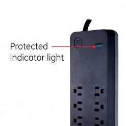 4 ft. 16/3 10-Outlet 3540J Surge Protector Power Strip Extension Cord with USB Hub, Black -Surge Protectors Sales Store black 4 ft cord ge surge protectors 37746 44 1000