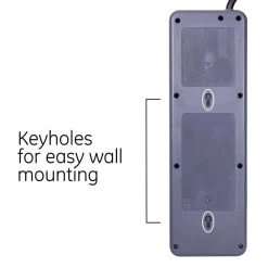 4 ft. 16/3 10-Outlet 3540J Surge Protector Power Strip Extension Cord with USB Hub, Black -Surge Protectors Sales Store black 4 ft cord ge surge protectors 37746 4f 1000