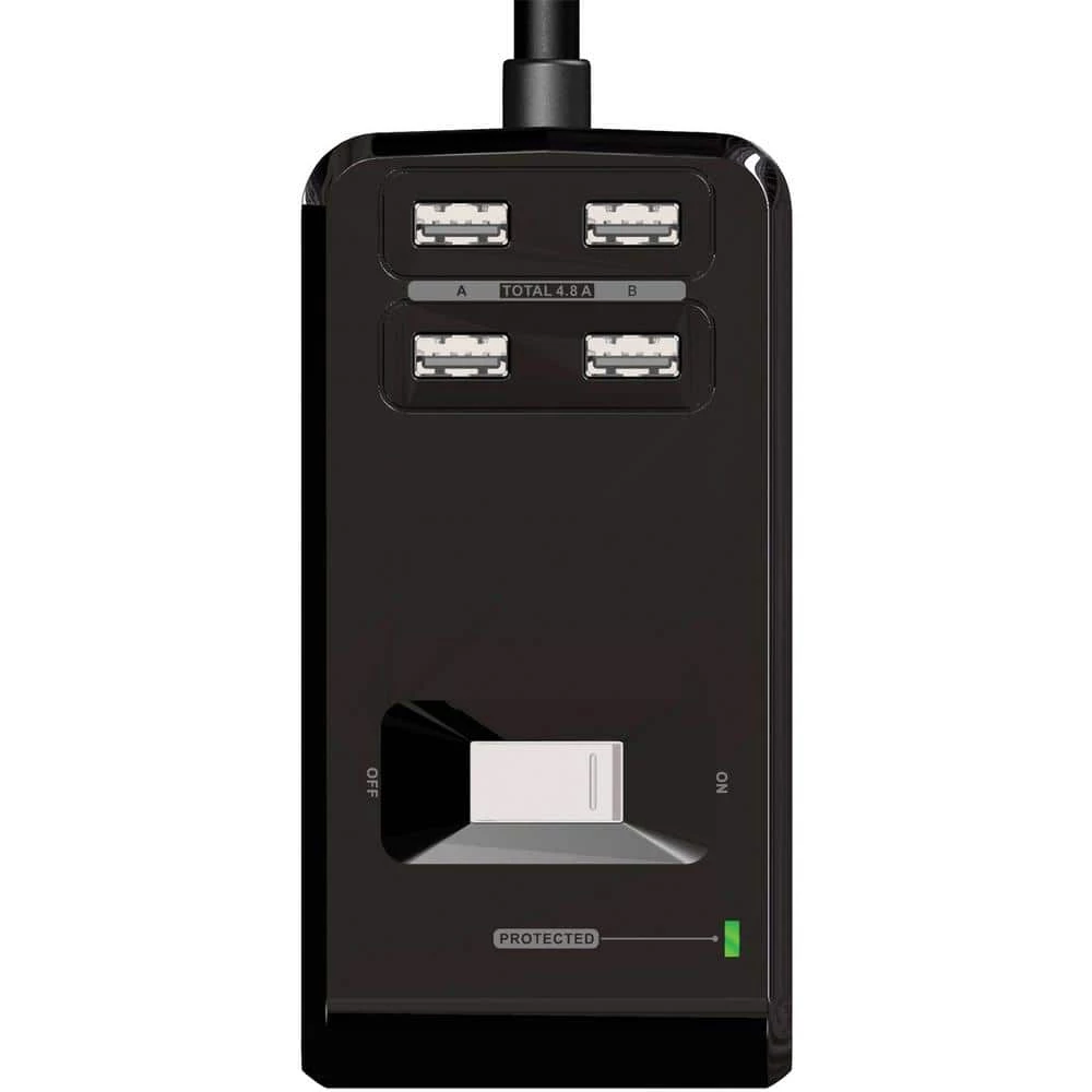 Accell Power U 6 ft. 6-Outlet Power Station with Surge Protector 4 Accell Power U 6 ft. 6-Outlet Power Station with Surge Protector - Image 4