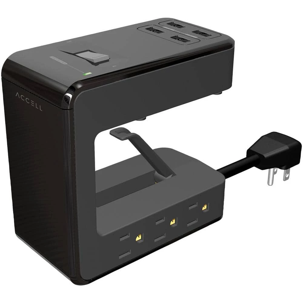Accell Power U 6 ft. 6-Outlet Power Station with Surge Protector 2 Accell Power U 6 ft. 6-Outlet Power Station with Surge Protector - Image 2