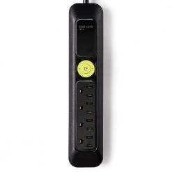 EasyLife Tech 6 ft, 4-Outlet, Power Strip Surge Protector - Black