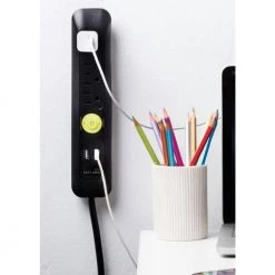 EasyLife Tech 6 ft. Black 4-Outlet, 2-USB, Power Strip Surge Protector -Surge Protectors Sales Store black easylife tech surge protectors 0 2628 n 4f 1000