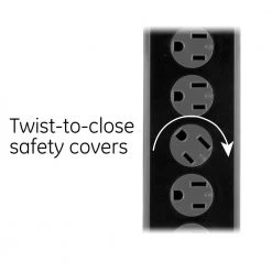 7 Outlet, 2 USB Advanced Surge Protector -Surge Protectors Sales Store black ge surge protectors 25795 fa 1000