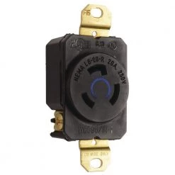 Legrand Pass & Seymour Turnlok 20 Amp 250-Volt NEMA L6-20R Locking Receptacle