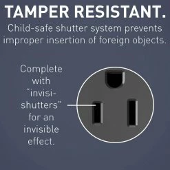 Legrand radiant 15 Amp 125-Volt Decorator Duplex Outlet with 6.0 Amp Type A/C USB, Black -Surge Protectors Sales Store black legrand electrical outlets receptacles r26usbac6bkccv4 fa 1000