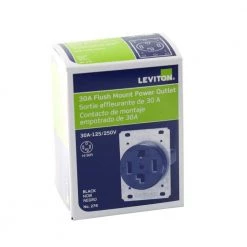 Leviton 30 Amp Industrial Flush Mount Shallow Single Outlet, Black 5 Leviton 30 Amp Industrial Flush Mount Shallow Single Outlet, Black -Surge Protectors Sales Store black leviton electrical outlets receptacles r10 00278 s00 fa 1000
