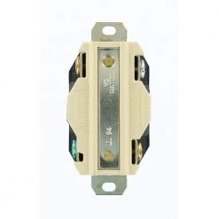 Leviton 20 Amp Nylon Grounding Locking Outlet, Black 10 Leviton 20 Amp Nylon Grounding Locking Outlet, Black -Surge Protectors Sales Store black leviton electrical outlets receptacles r50 02410 0cs 66 1000