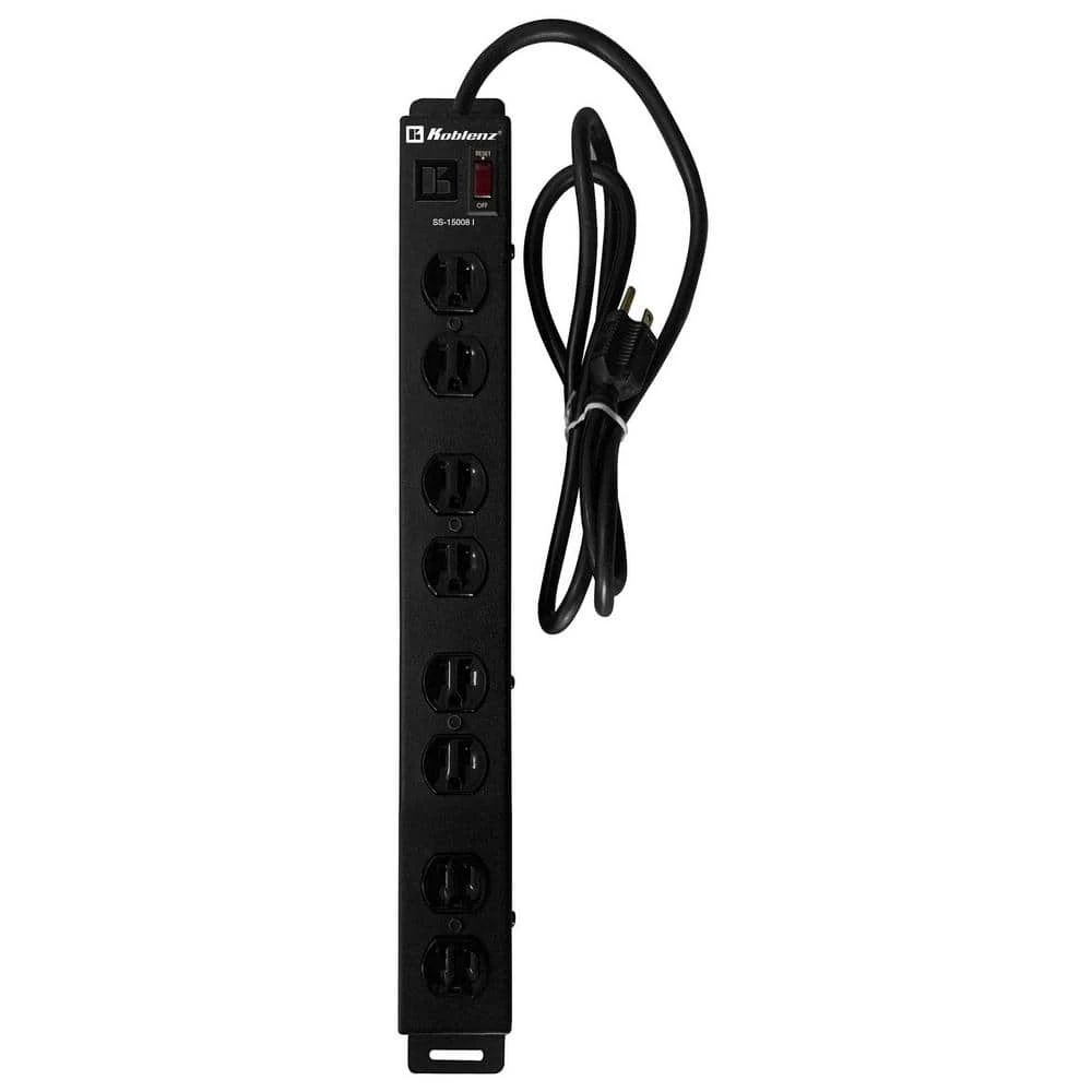 Koblenz 8-Outlet Heavy-Duty Surge Protector Strip (SS-15008i) 4 Koblenz 8-Outlet Heavy-Duty Surge Protector Strip (SS-15008i) - Image 4