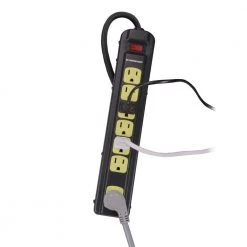 Monster Black 4 ft. 7-Outlet Power Strip Surge Protector 7 Monster Black 4 ft. 7-Outlet Power Strip Surge Protector -Surge Protectors Sales Store black monster surge protectors 5009 1f 1000