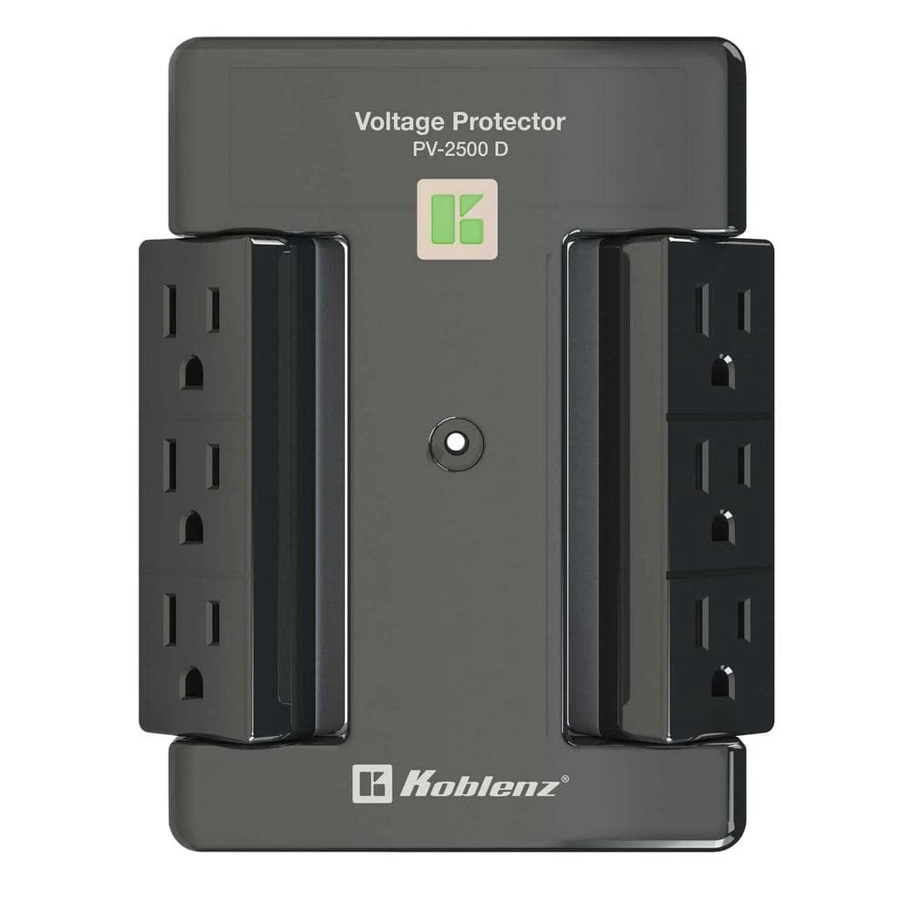 Koblenz 6-Outlet Rotating Voltage Surge Protector (PV-2500 D) 1 Koblenz 6-Outlet Rotating Voltage Surge Protector (PV-2500 D)