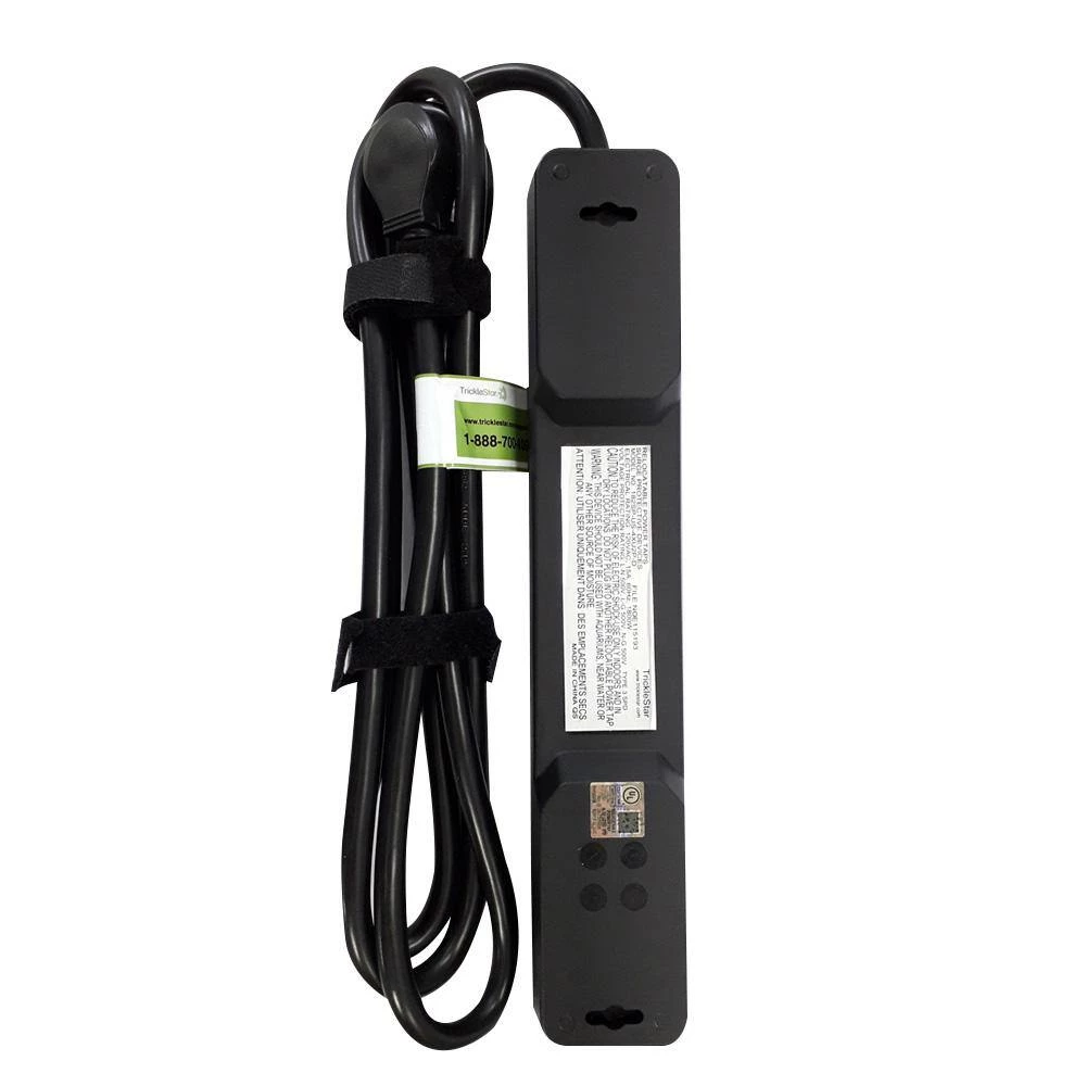 TRICKLESTAR 6 ft. 4-Outlet Surge Protector with USB Charging Ports 4 TRICKLESTAR 6 ft. 4-Outlet Surge Protector with USB Charging Ports - Image 4