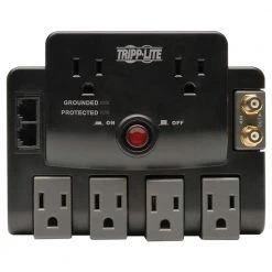 Tripp Lite Protect It! 6 ft. 6-Outlet Surge Protector -Surge Protectors Sales Store black tripp lite surge protectors tlp606rnet c3 1000