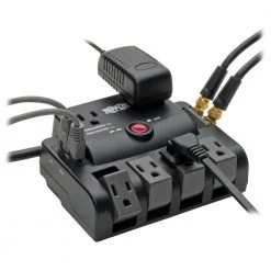 Tripp Lite Protect It! 6 ft. 6-Outlet Surge Protector -Surge Protectors Sales Store black tripp lite surge protectors tlp606rnet fa 1000