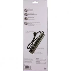 6-Outlet 300-Jouels Surge Protector with 4 ft. Cord in Brushed Nickel -Surge Protectors Sales Store brushed nickel ge surge protectors 34767 fa 1000