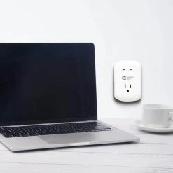 Commercial Electric 1-Outlet Wall Mounted Surge Protector, White -Surge Protectors Sales Store commercial electric surge protectors la 9a 17 4f 1000