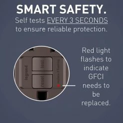 Legrand radiant 15 Amp 125 Volt Tamper Resistant GFCI Residential/Commercial Decorator Duplex Outlet, Dark Bronze -Surge Protectors Sales Store dark bronze legrand electrical outlets receptacles 1597trdbcc4 1f 1000