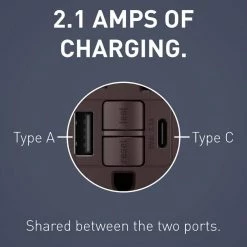 Legrand radiant 15 Amp 125-Volt Tamper Resistant Self-Test GFCI Duplex Outlet with Type A/C USB, Dark Bronze -Surge Protectors Sales Store dark bronze legrand electrical outlets receptacles 1597trusbacdbc4 44 1000