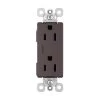 Legrand radiant 15 Amp 125-Volt Tamper Resistant Decorator Duplex Outlet, Dark Bronze