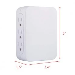 6-Outlet Side Access Pro Surge Protector Tap 10 6-Outlet Side Access Pro Surge Protector Tap -Surge Protectors Sales Store ge surge protectors 33805 1f 1000