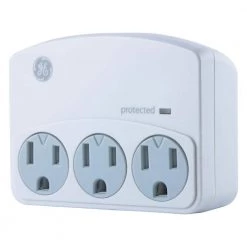 3-Outlet Surge Protector Wall Tap, White 10 3-Outlet Surge Protector Wall Tap, White -Surge Protectors Sales Store ge surge protectors 35122 44 1000