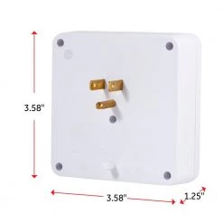 6-Outlet Pro Surge Tap, White -Surge Protectors Sales Store ge surge protectors 36727 4f 1000