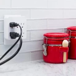 6-Outlet Pro Surge Tap, White -Surge Protectors Sales Store ge surge protectors 36727 76 1000