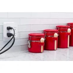 6-Outlet Surge Protector Tap with Tamper Resistant, White -Surge Protectors Sales Store ge surge protectors 37155 44 1000