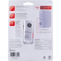 Side Access 5-Outlet 2 USB Pro Surge Protector Tap, White -Surge Protectors Sales Store ge surge protectors 38314 76 1000