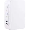 5-Outlet 860-Joules 2-Port USB Side-Access Surge Protector Tap, White