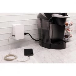 5-Outlet 860-Joules 2-Port USB Side-Access Surge Protector Tap, White -Surge Protectors Sales Store ge surge protectors 39670 fa 1000