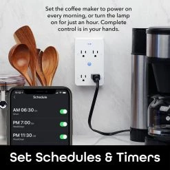 Geeni Smart Wi-Fi 4-Outlet Plug with Surge Protector - No Hub Required - Compatible with Alexa, Google Assistant 15 Geeni Smart Wi-Fi 4-Outlet Plug with Surge Protector - No Hub Required - Compatible with Alexa, Google Assistant -Surge Protectors Sales Store geeni surge protectors gn ww119 199 1f 1000