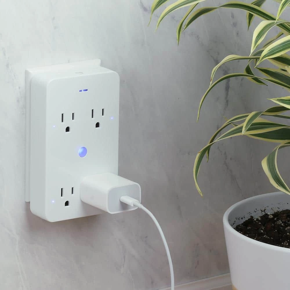 Geeni Smart Wi-Fi 4-Outlet Plug with Surge Protector - No Hub Required - Compatible with Alexa, Google Assistant 10 Geeni Smart Wi-Fi 4-Outlet Plug with Surge Protector - No Hub Required - Compatible with Alexa, Google Assistant - Image 10
