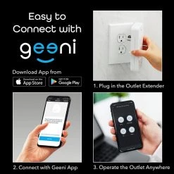 Geeni Smart Wi-Fi 4-Outlet Plug with Surge Protector - No Hub Required - Compatible with Alexa, Google Assistant 18 Geeni Smart Wi-Fi 4-Outlet Plug with Surge Protector - No Hub Required - Compatible with Alexa, Google Assistant -Surge Protectors Sales Store geeni surge protectors gn ww119 199 76 1000
