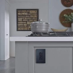 Legrand radiant 15 Amp 125-Volt Tamper Resistant Decorator Duplex Outlet, Graphite -Surge Protectors Sales Store graphite legrand electrical outlets receptacles 885trgcc12 c3 1000