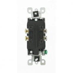 Leviton Decora 15 Amp Residential Grade Self Grounding Duplex Outlet, Gray 8 Leviton Decora 15 Amp Residential Grade Self Grounding Duplex Outlet, Gray -Surge Protectors Sales Store gray leviton electrical outlets receptacles r54 05325 0gs 66 1000