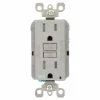 Leviton 15 Amp 125-Volt Duplex Self-Test Tamper Resistant/Weather Resistant GFCI Outlet, Gray (3-Pack)