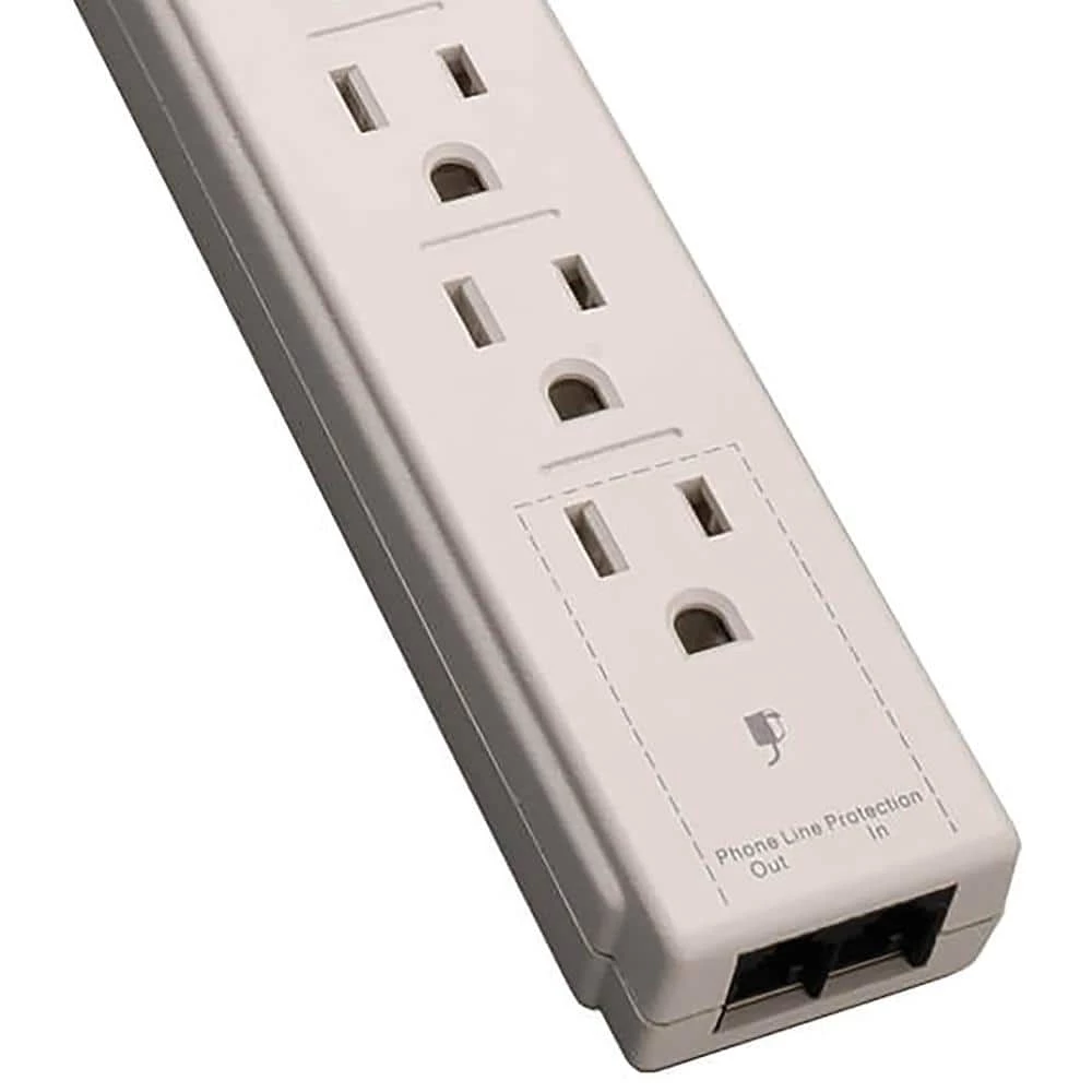Tripp Lite Protect It! 8 ft. 6-Outlet Surge Protector 3 Tripp Lite Protect It! 8 ft. 6-Outlet Surge Protector - Image 3