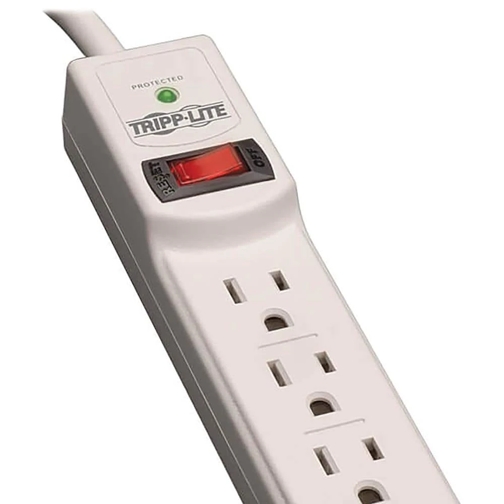 Tripp Lite Protect It! 8 ft. 6-Outlet Surge Protector 2 Tripp Lite Protect It! 8 ft. 6-Outlet Surge Protector - Image 2