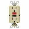 Leviton 15 Amp Self-Test SmartlockPro Slim Duplex GFCI Outlet, Ivory (3-Pack)
