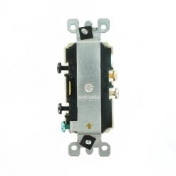 Leviton 15 Amp Tamper-Resistant Combination Switch and Outlet, Ivory -Surge Protectors Sales Store ivory leviton electrical outlets receptacles r51 t5225 0is 1d 1000