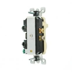 Leviton 15 Amp Tamper-Resistant Combination Switch and Outlet, Ivory -Surge Protectors Sales Store ivory leviton electrical outlets receptacles r51 t5225 0is c3 1000