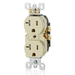 Leviton 20 Amp Residential Grade Self Grounding Tamper Resistant Duplex Outlet, Ivory 7 Leviton 20 Amp Residential Grade Self Grounding Tamper Resistant Duplex Outlet, Ivory -Surge Protectors Sales Store ivory leviton electrical outlets receptacles r51 t5820 0is c3 1000