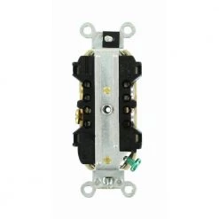 Leviton 15 Amp Industrial Grade Narrow-Body Duplex Outlet, Ivory 8 Leviton 15 Amp Industrial Grade Narrow-Body Duplex Outlet, Ivory -Surge Protectors Sales Store ivory leviton electrical outlets receptacles r71 05252 0is 66 1000