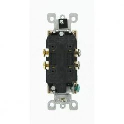 Leviton Decora 15 Amp Residential Grade Self Grounding Duplex Outlet, Light Almond -Surge Protectors Sales Store light almond leviton electrical outlets receptacles r56 05325 0ts 66 1000