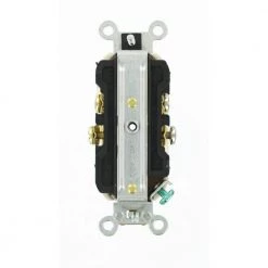 Leviton 20 Amp Commercial Grade Duplex Outlet, Light Almond 8 Leviton 20 Amp Commercial Grade Duplex Outlet, Light Almond -Surge Protectors Sales Store light almond leviton electrical outlets receptacles r56 cbr20 00t 66 1000