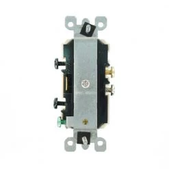 Leviton 15 Amp Tamper-Resistant Combination Switch/Outlet, Light Almond -Surge Protectors Sales Store light almond leviton electrical outlets receptacles r56 t5225 0ts 1d 1000