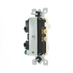 Leviton 15 Amp Tamper-Resistant Combination Switch/Outlet, Light Almond -Surge Protectors Sales Store light almond leviton electrical outlets receptacles r56 t5225 0ts c3 1000