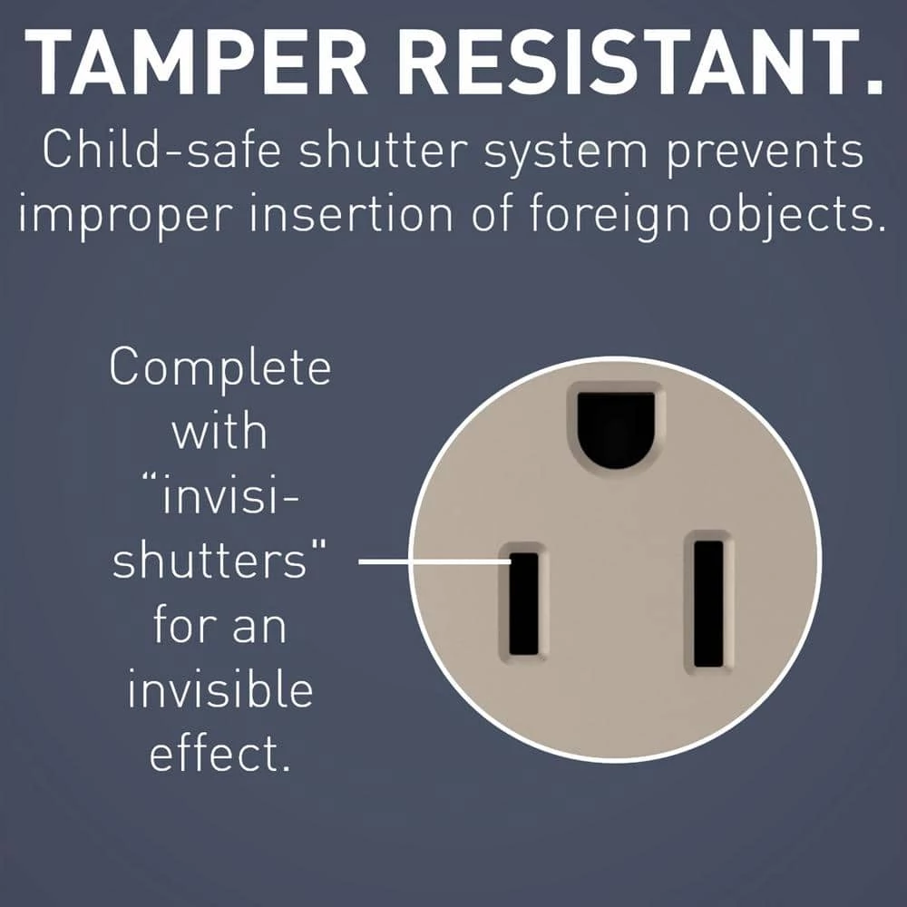 Legrand radiant 15 Amp 125 Volt Duplex Outlet with 3.1 Amp USB, Nickel 8 Legrand radiant 15 Amp 125 Volt Duplex Outlet with 3.1 Amp USB, Nickel - Image 8