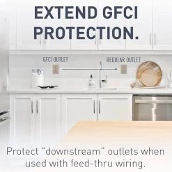 Legrand radiant 15 Amp 125 Volt Tamper Resistant GFCI Residential/Commercial Decorator Duplex Outlet, Nickel -Surge Protectors Sales Store nickel legrand electrical outlets receptacles 1597trnicc4 44 1000